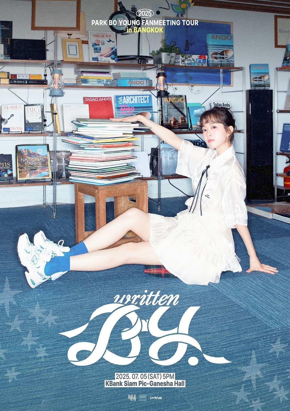 SM True (เอสเอ็ม ทรู) นำเสนอเรื่องราวใหม่ที่เขียนโดย PARK BO YOUNG (พัค โบยอง) กับแฟนมีตติ้งครั้งแรกในประเทศไทย 2025 PARK BO YOUNG FANMEETING TOUR - written BY. in BANGKOK เปิดจองบัตรพร้อมกัน 25 พฤษภาคมนี้